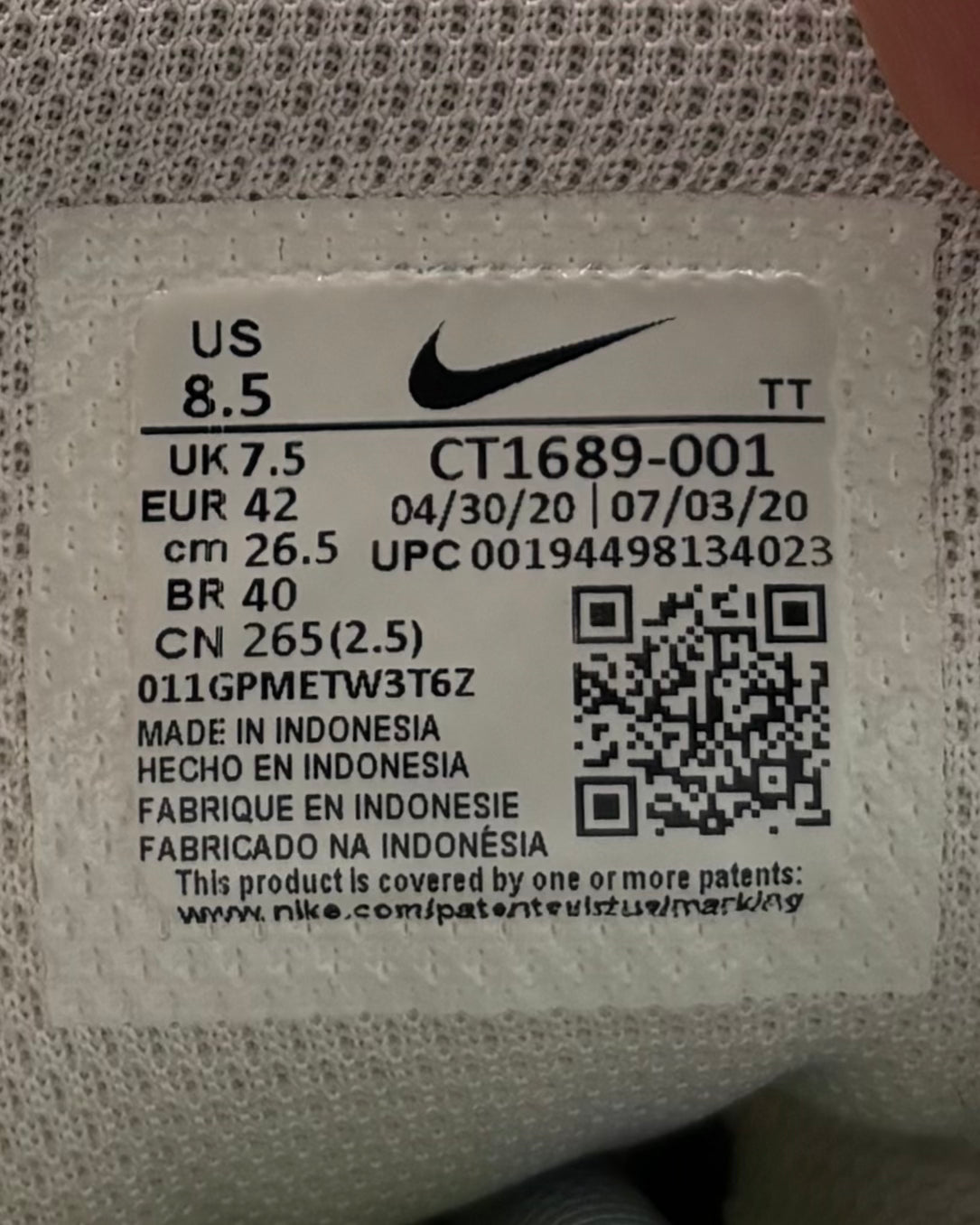 Nike Air Max 95 OG Neon 2020 (42 EU / 7.5 UK)