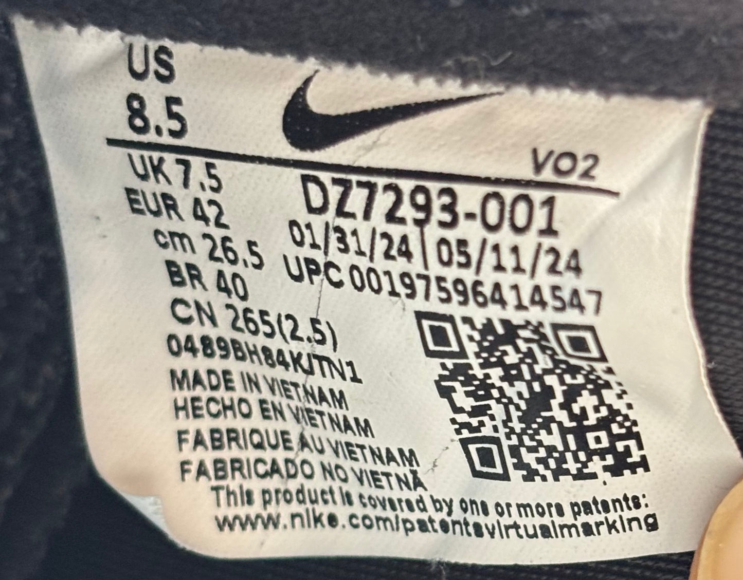 Nike Nocta Hot Step 2 Black (42 EU / 7.5 UK)