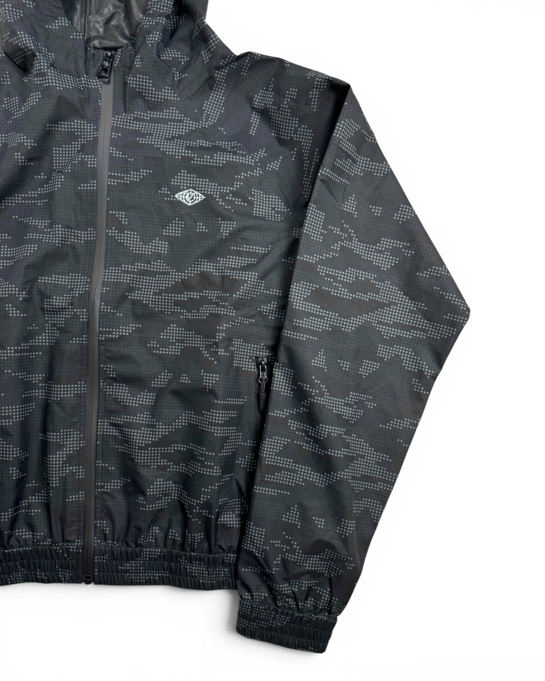 Vicinity Track Jacket Dotted Black