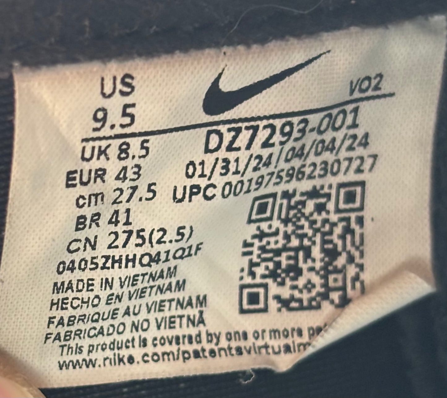 Nike Nocta Hot Step 2 Black (43 EU / 8.5 UK)