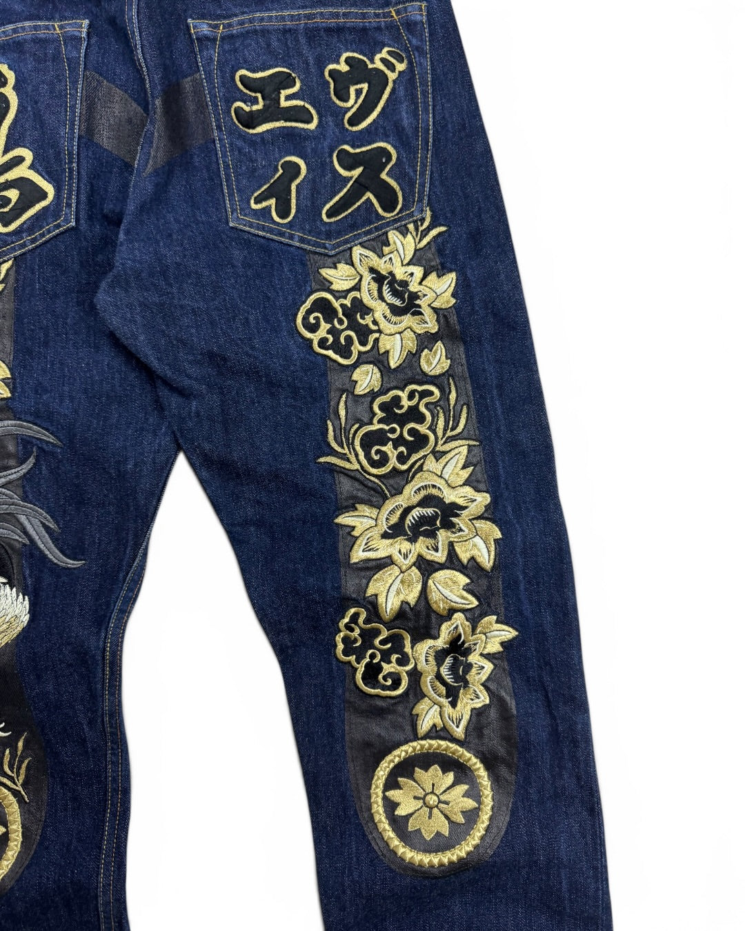 Evisu Selvedge Blue Jeans Denim