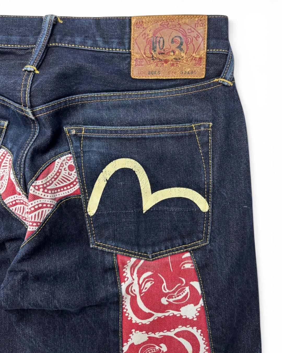 Evisu Selvedge Blue Jeans Denim