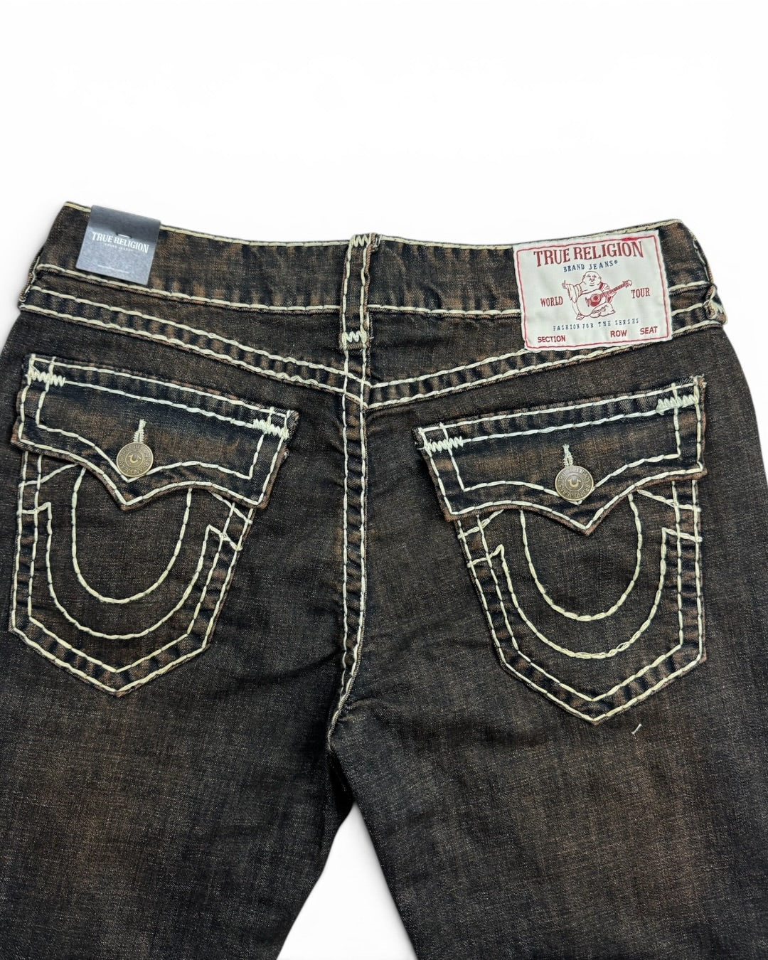 True Religion Straight Fit Washed Brown