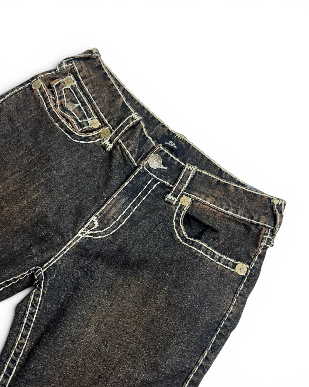 True Religion Straight Fit Washed Brown