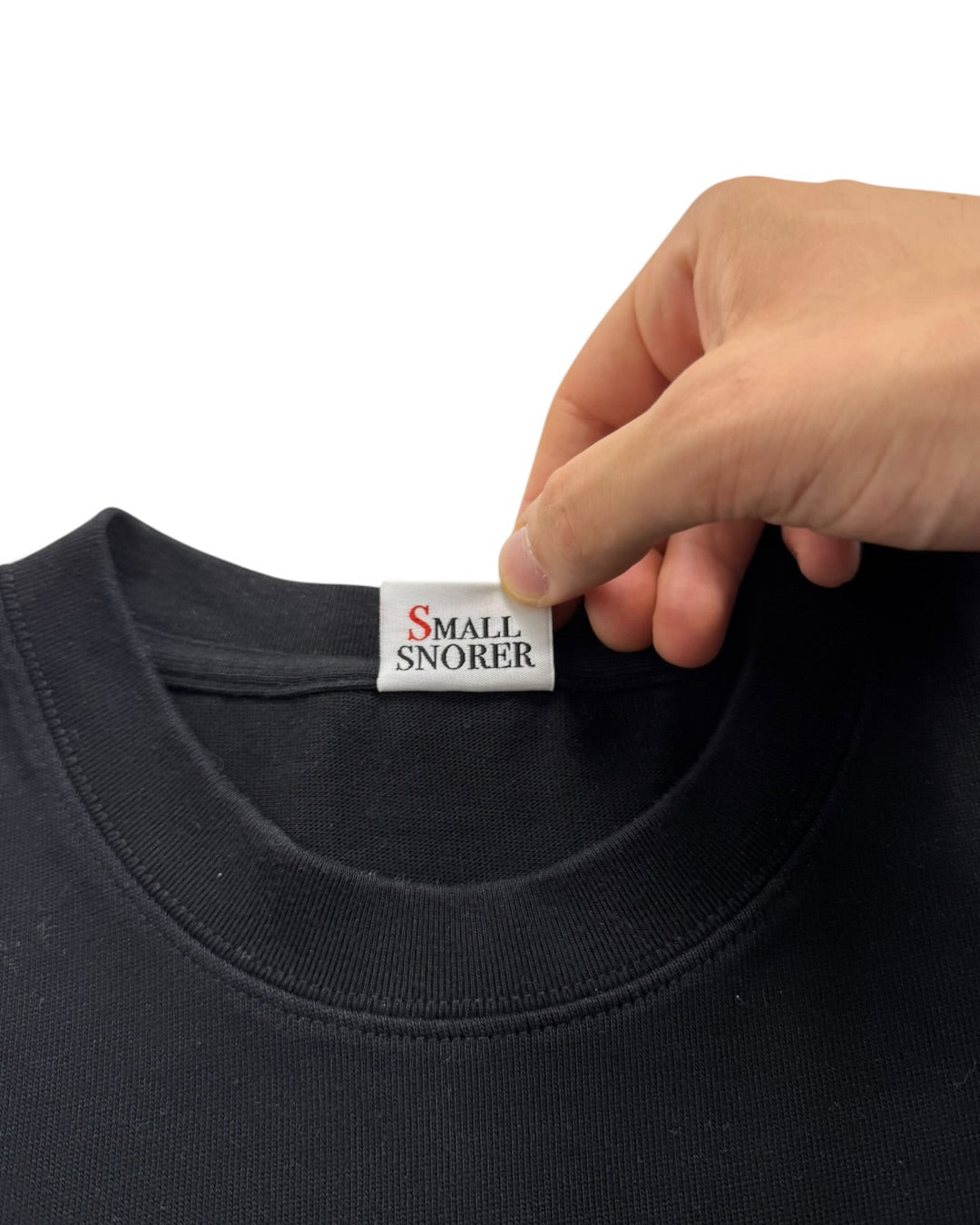 Snores Black Boxy T-shirt (S)