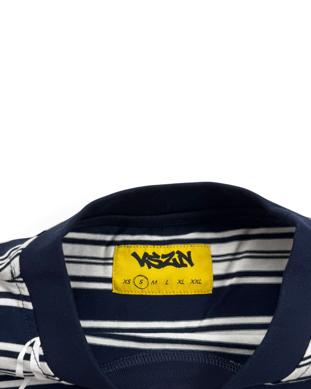 VSZN Blue Navy & White Striped T-shirt (S)