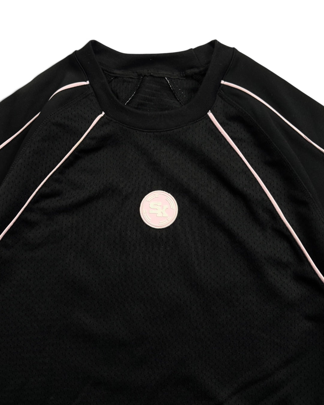 SKWLKRS Black & Pink Boxy Jersey (M)