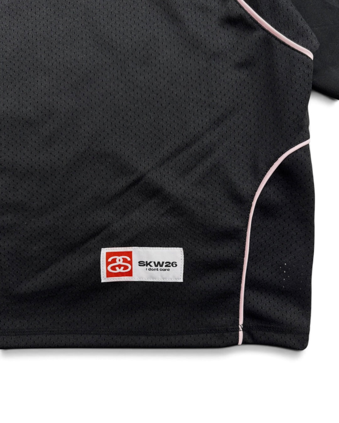 SKWLKRS Black & Pink Boxy Jersey (M)