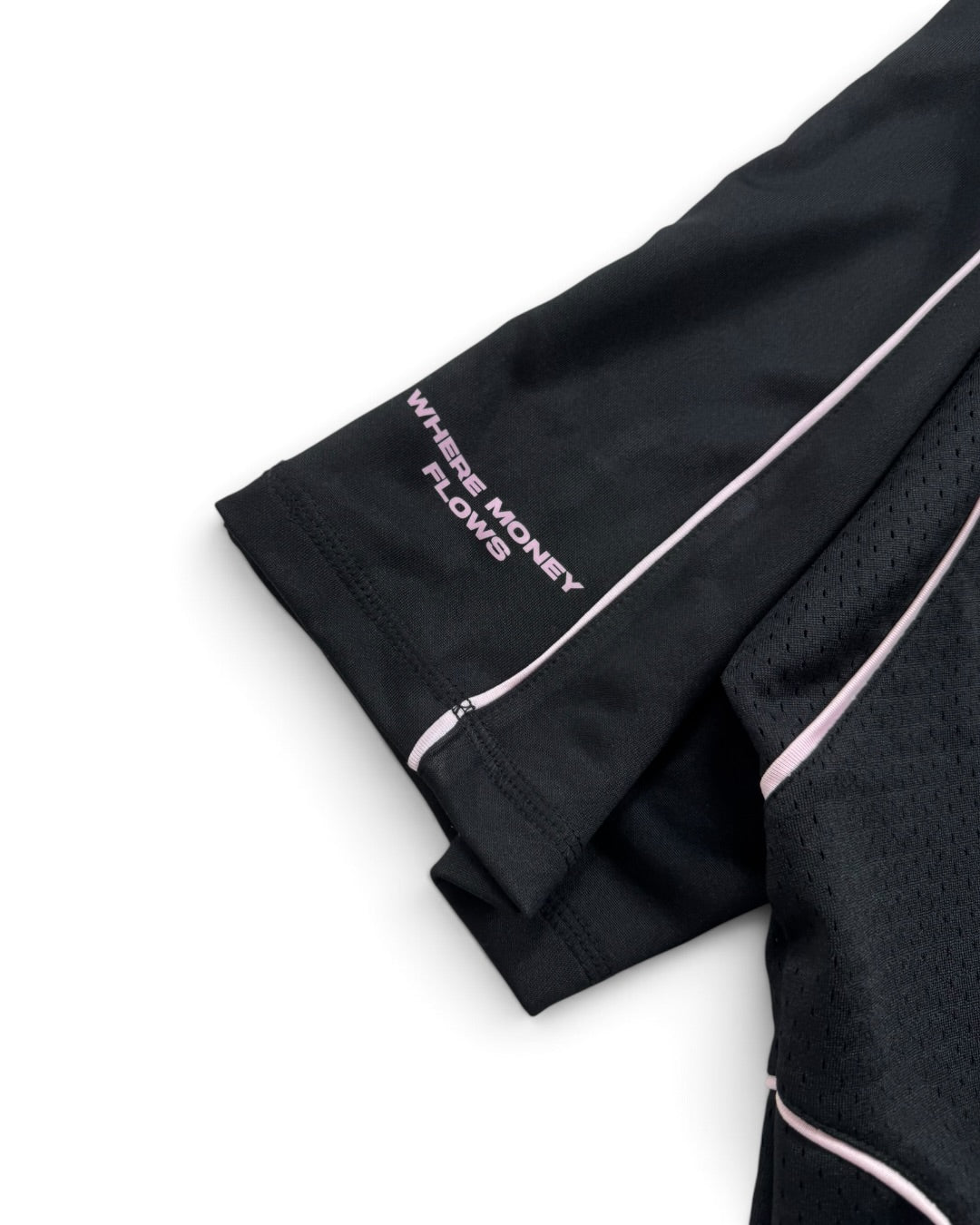 SKWLKRS Black & Pink Boxy Jersey (M)