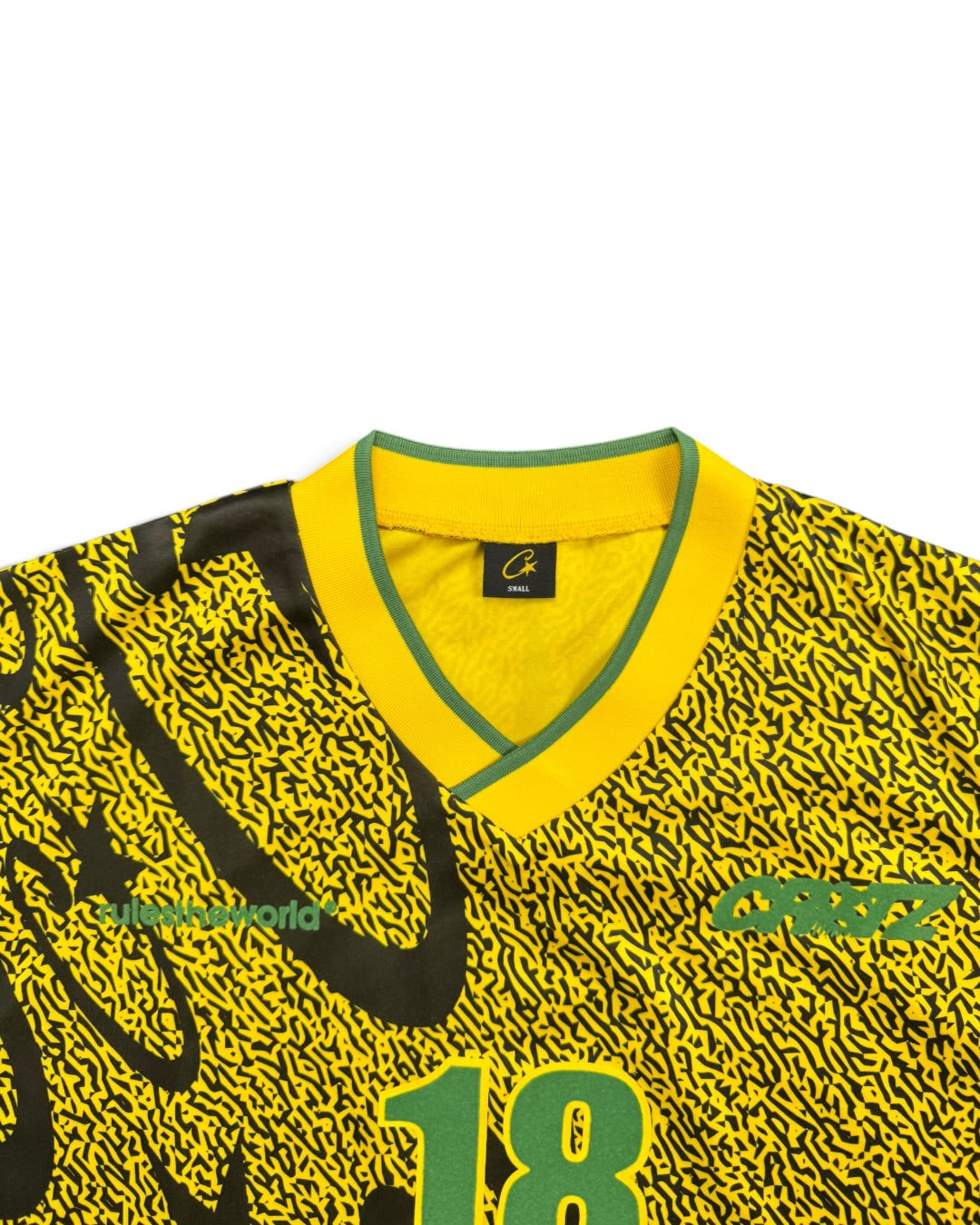 Corteiz Yellow/Black Jersey [Jamaican Carnival Edition] (S)