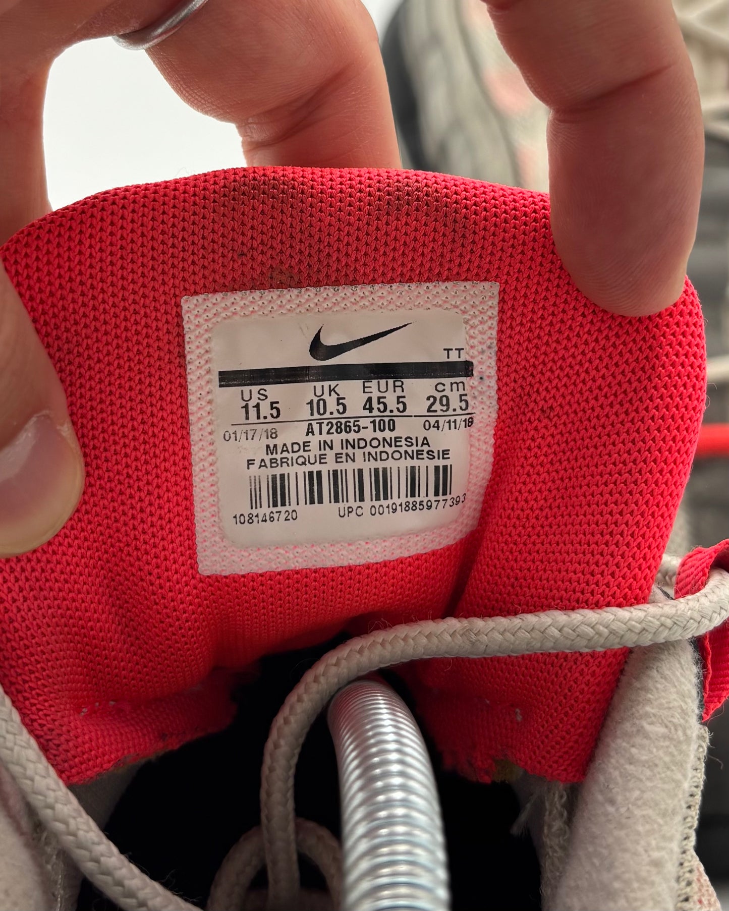 Nike Air Max 95 OG Solar Red 2018 (45.5 EU / 10.5 UK)