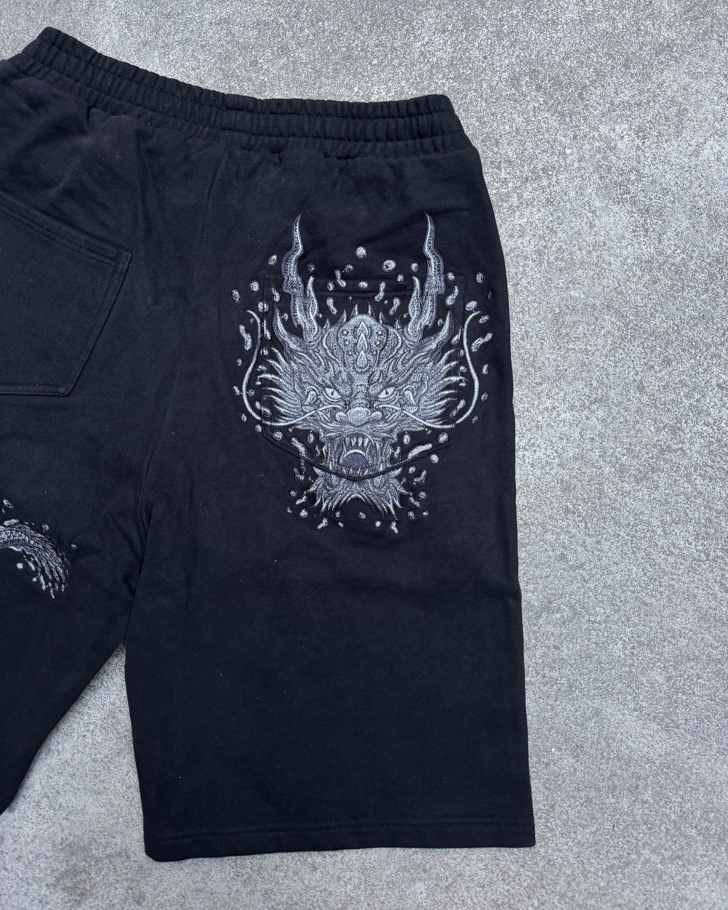 ByBounty Black Dragon Short Joggers (Large)