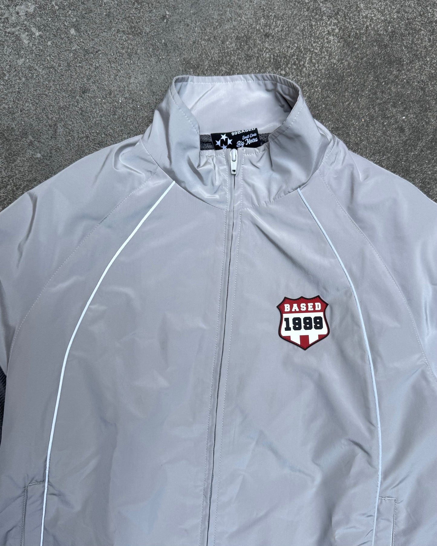 Track Jacket 99Based Grey & Red (Small)