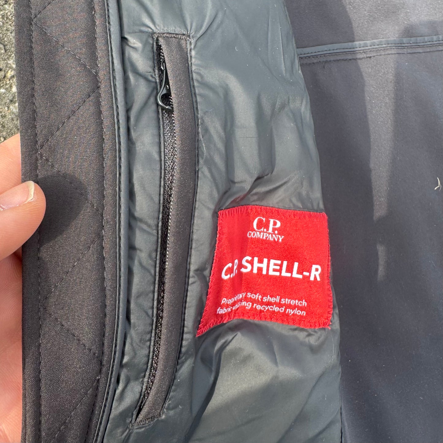 CP Company Black Shell-R Goggle Jacket (44 & 46)