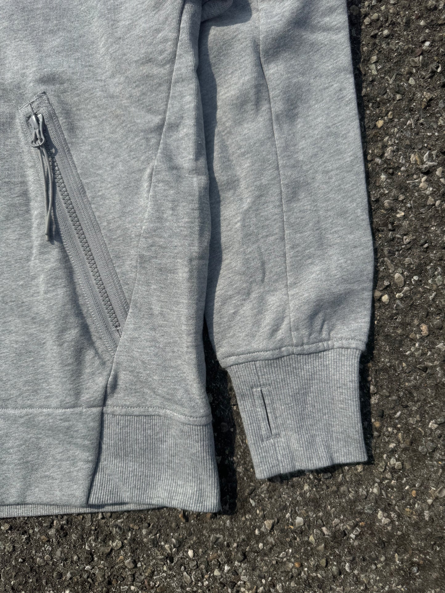 CP Company Light Fleece Grey Zip Hoodie (Medium)