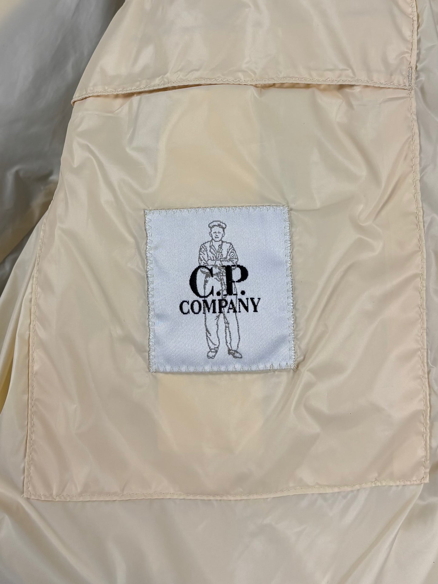 CP Company DD Shell Down Puffer Jacket Beige (Medium)