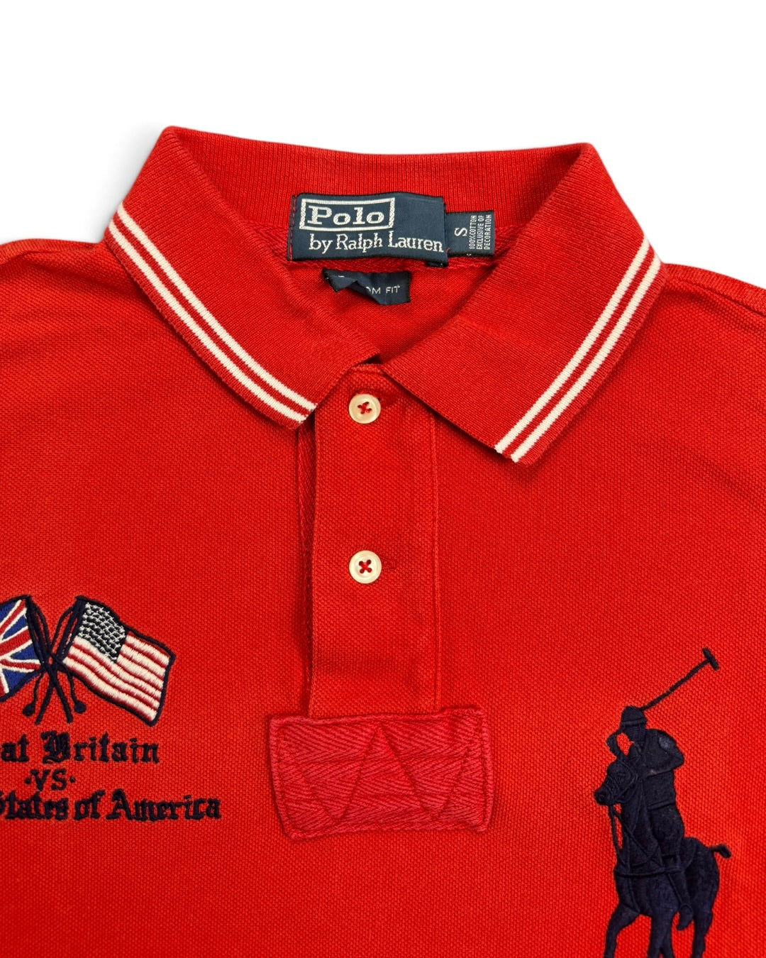 Ralph Lauren UK vs USA Red Polo (S)