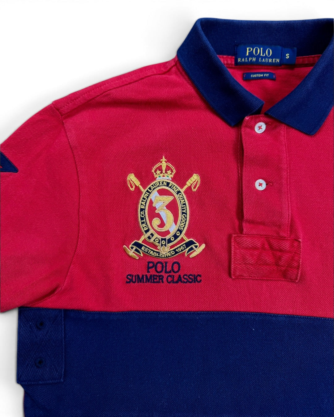 Ralph Lauren Crest Red Polo (S)