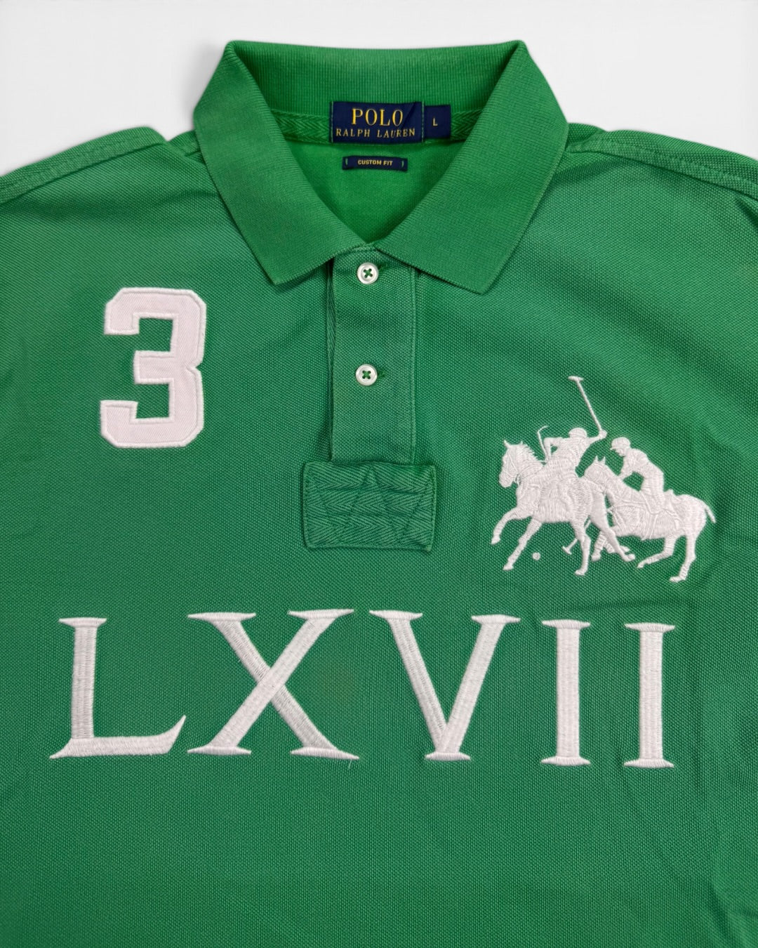Ralph Lauren LXVII Green Polo (L)