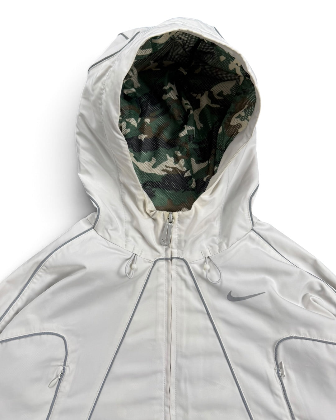 Nike Corteiz NRG Reflective White Jacket (S)