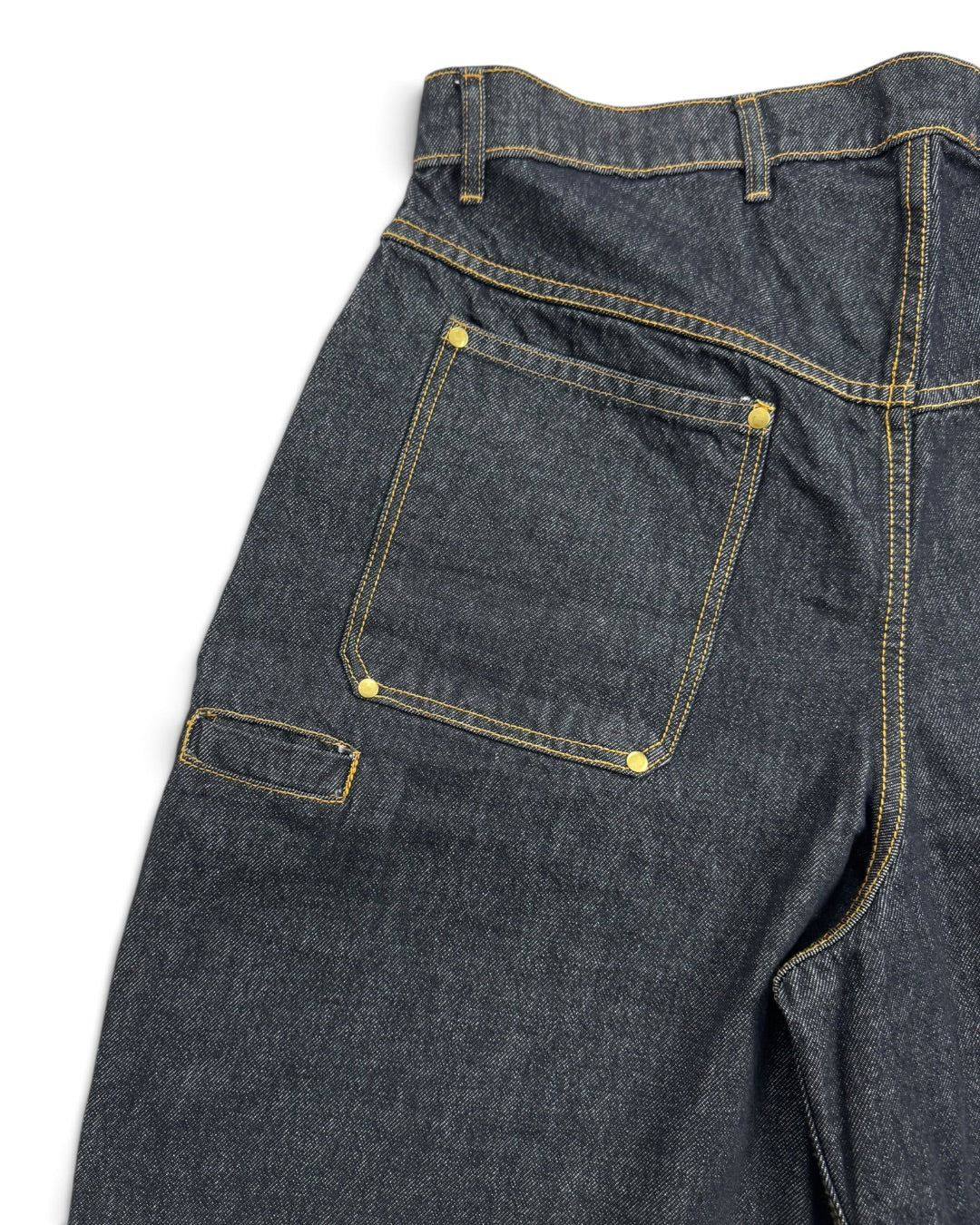 SKWLKRS Raw Denim Shorts (L)