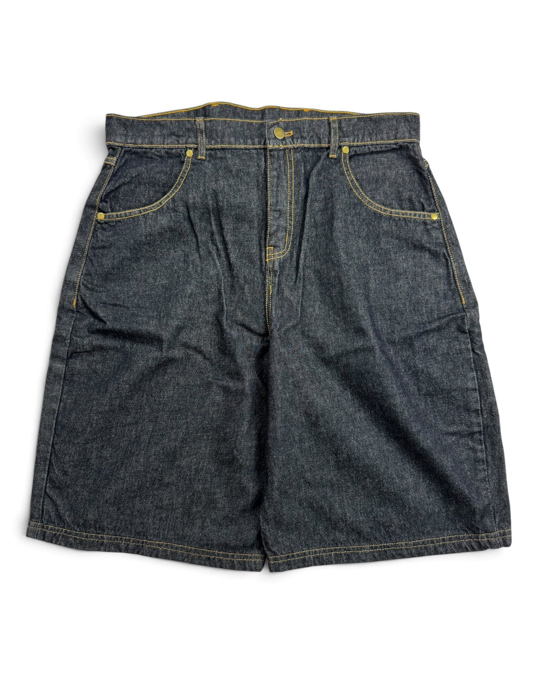 SKWLKRS Raw Denim Shorts (L)