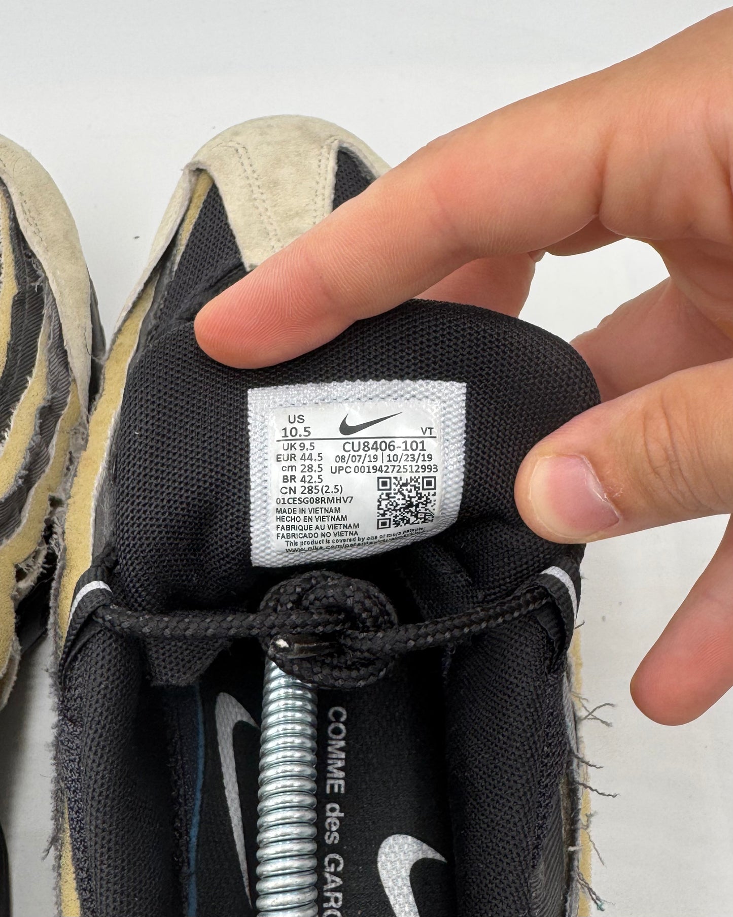 Nike Air Max 95 Comme des Garcons Grey (44.5 EU / 9.5 UK)