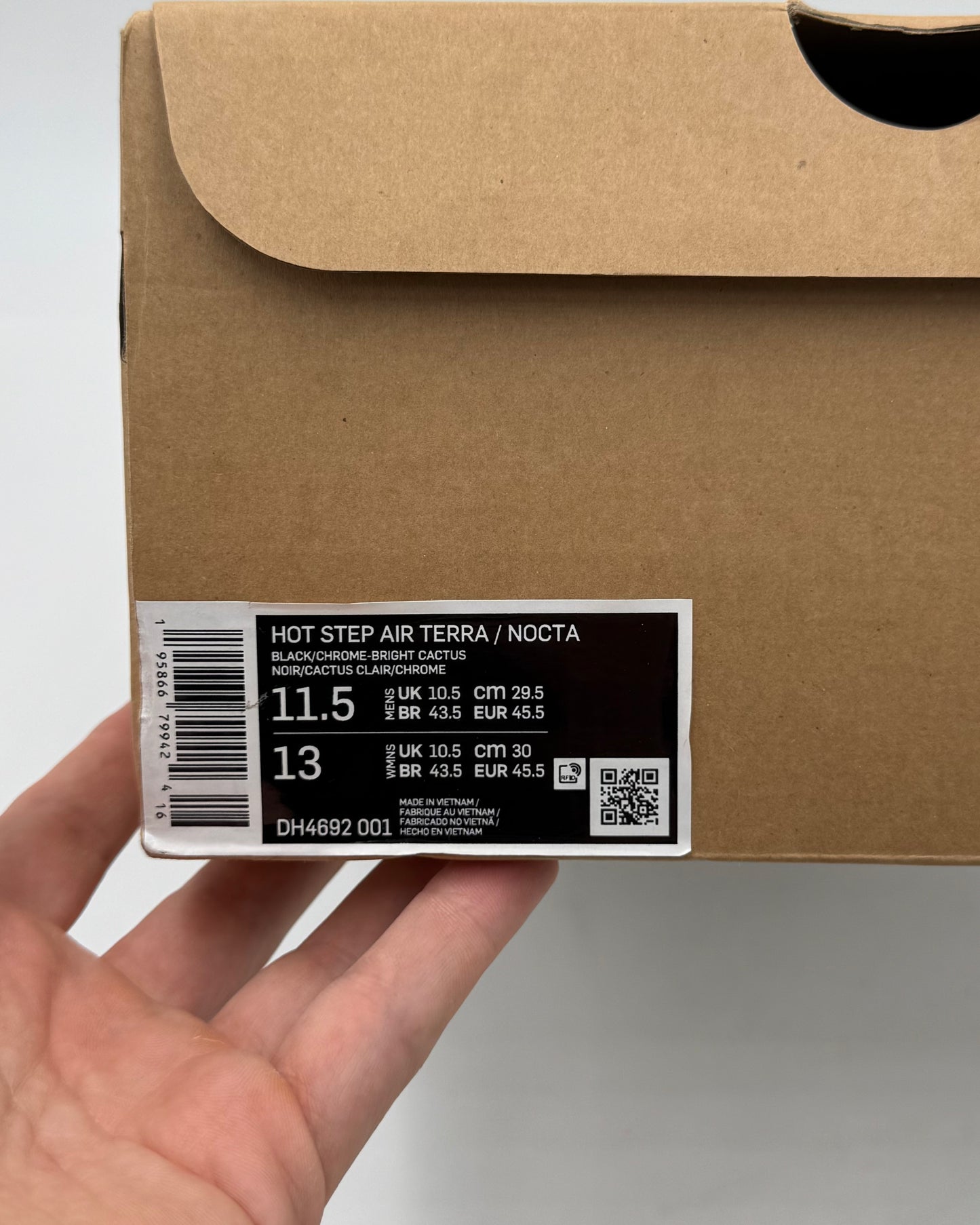 Nike x Nocta Hot Step Terra Black (45.5 EU / 10.5 UK)