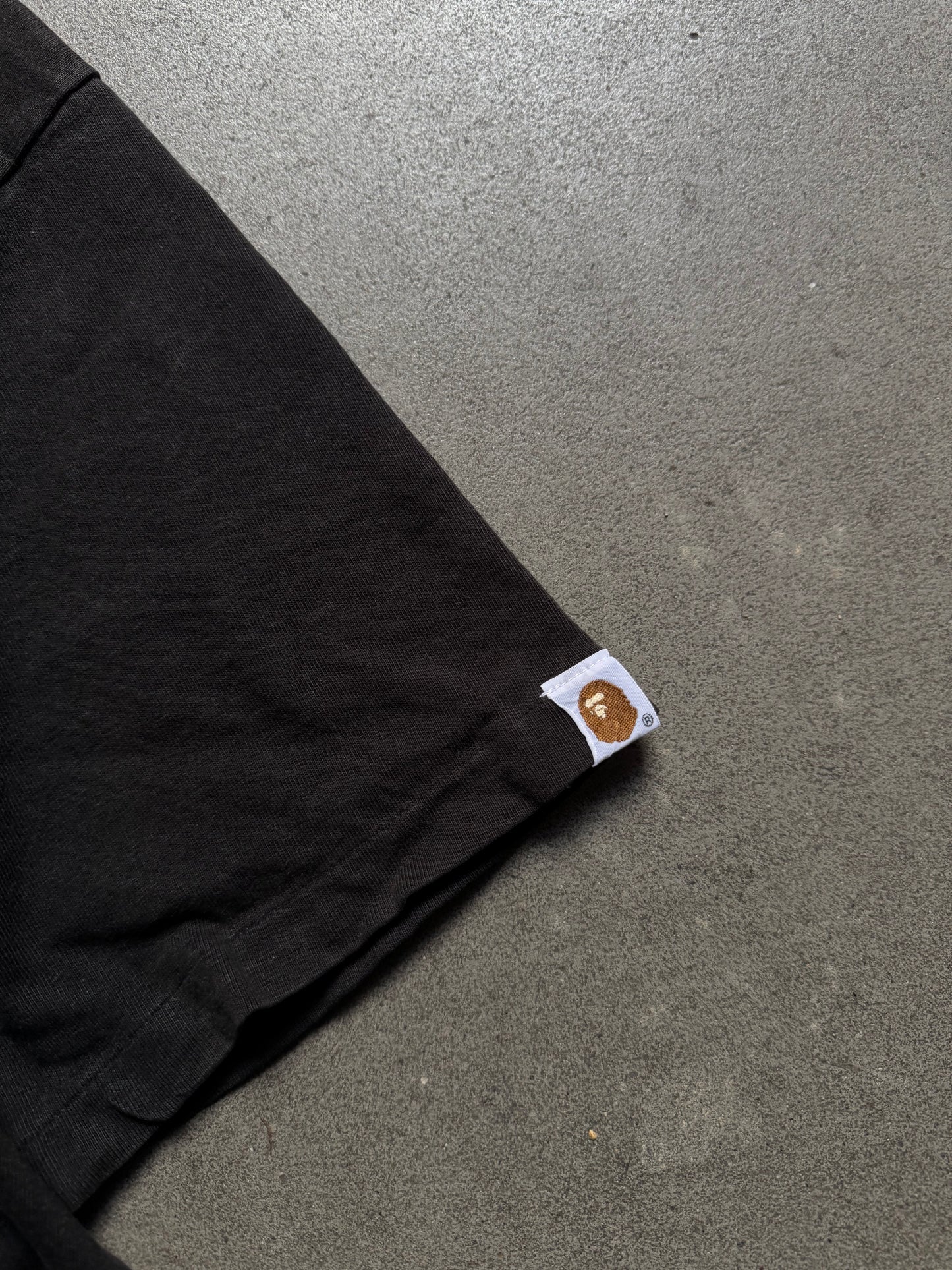 BAPE T-Shirt Big Tartan Head Logo Vintage (Medium)