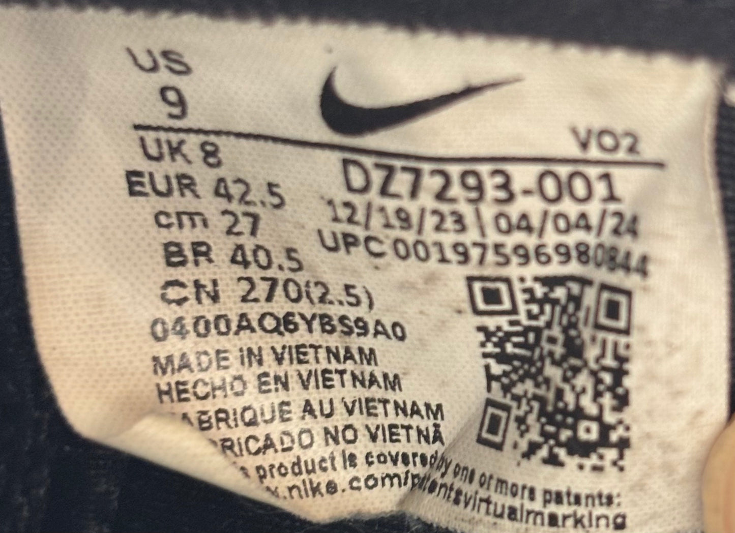 Nike Nocta Hot Step 2 Black (42.5 EU / 8 UK)