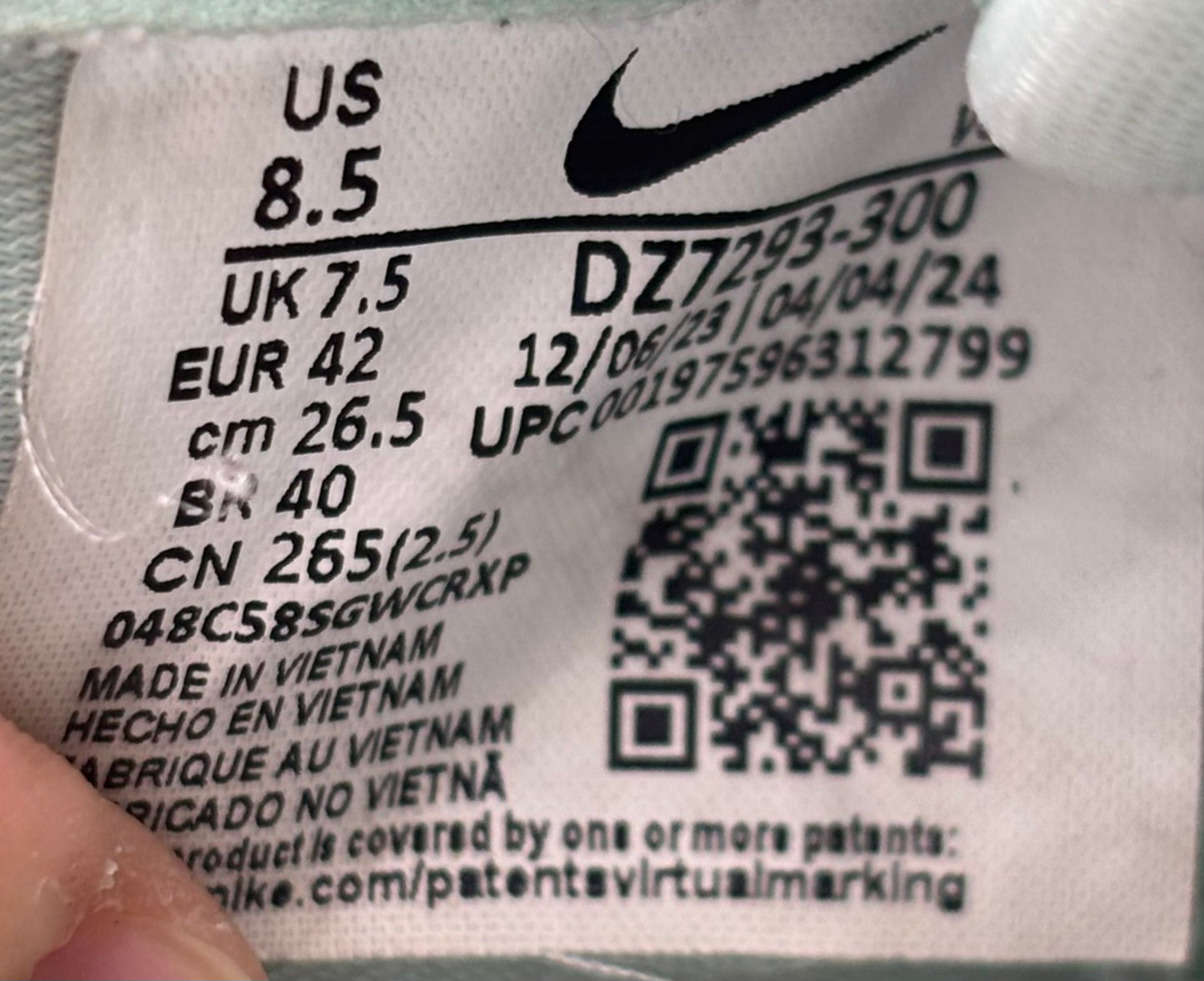 Nike Nocta Hot Step 2 Mint Foam (42 EU / 7.5 UK)