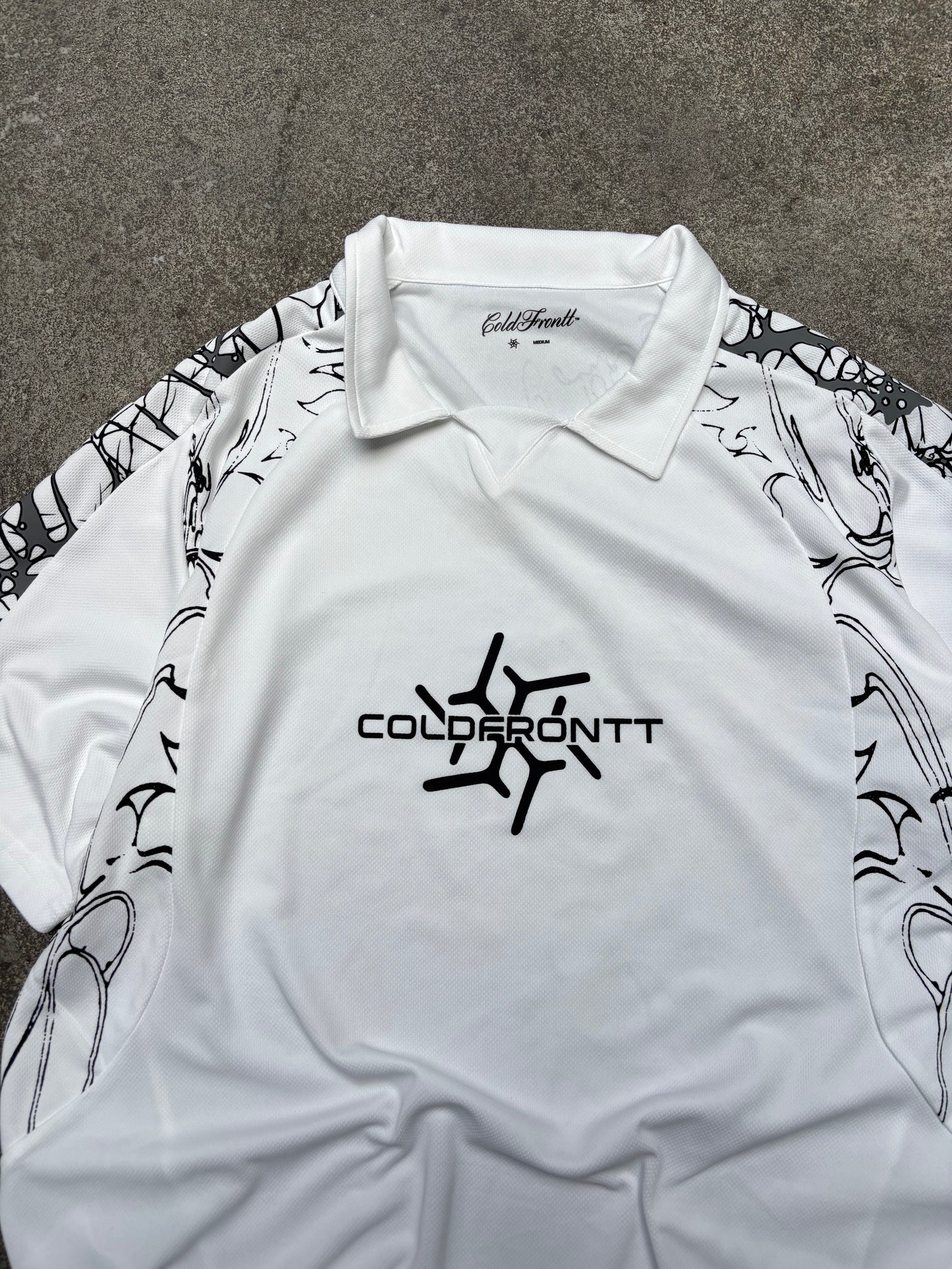 Cold Front White Jersey (Medium)