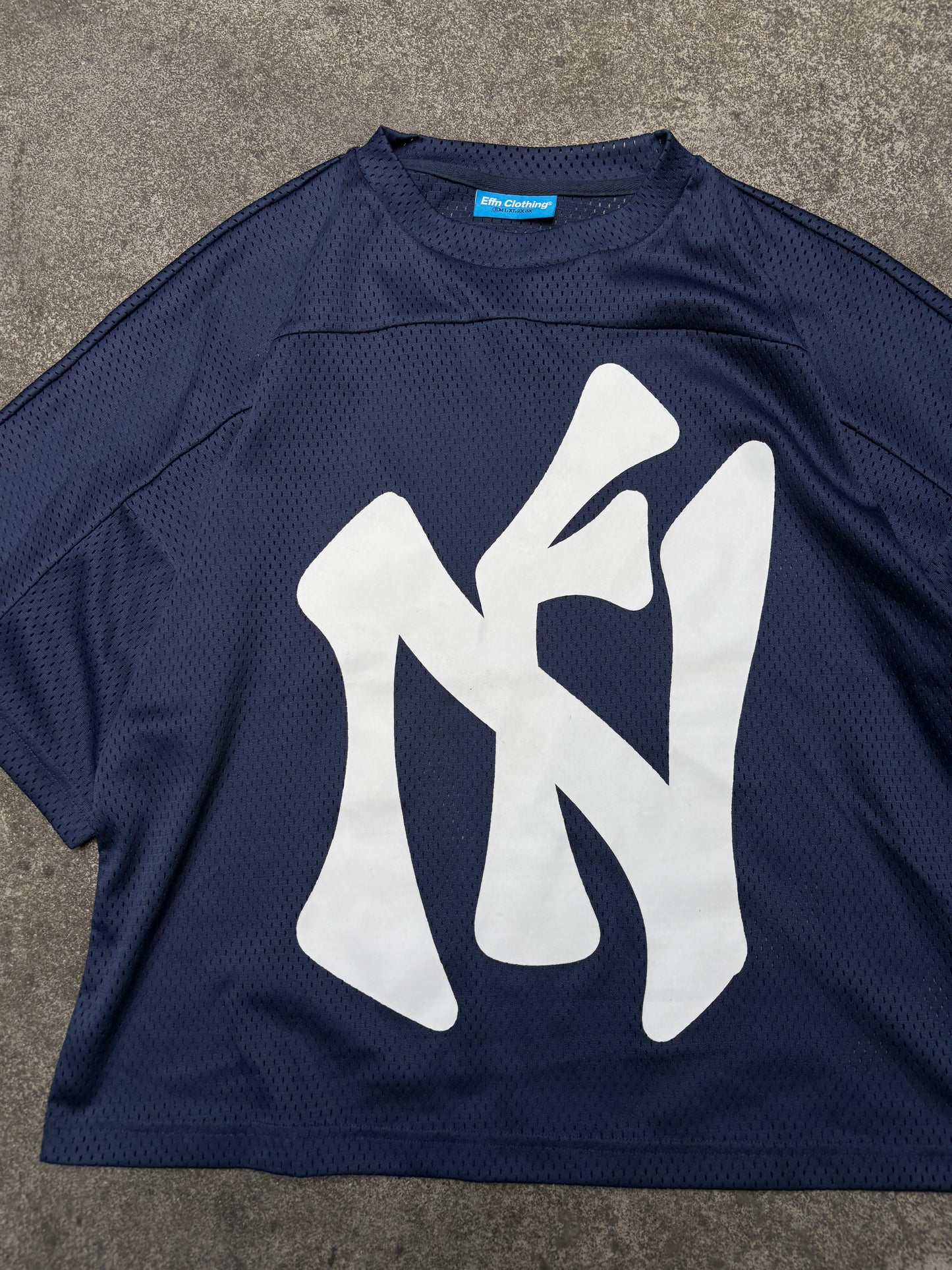 EFFN Clothing Mesh Tee Blue (Medium)