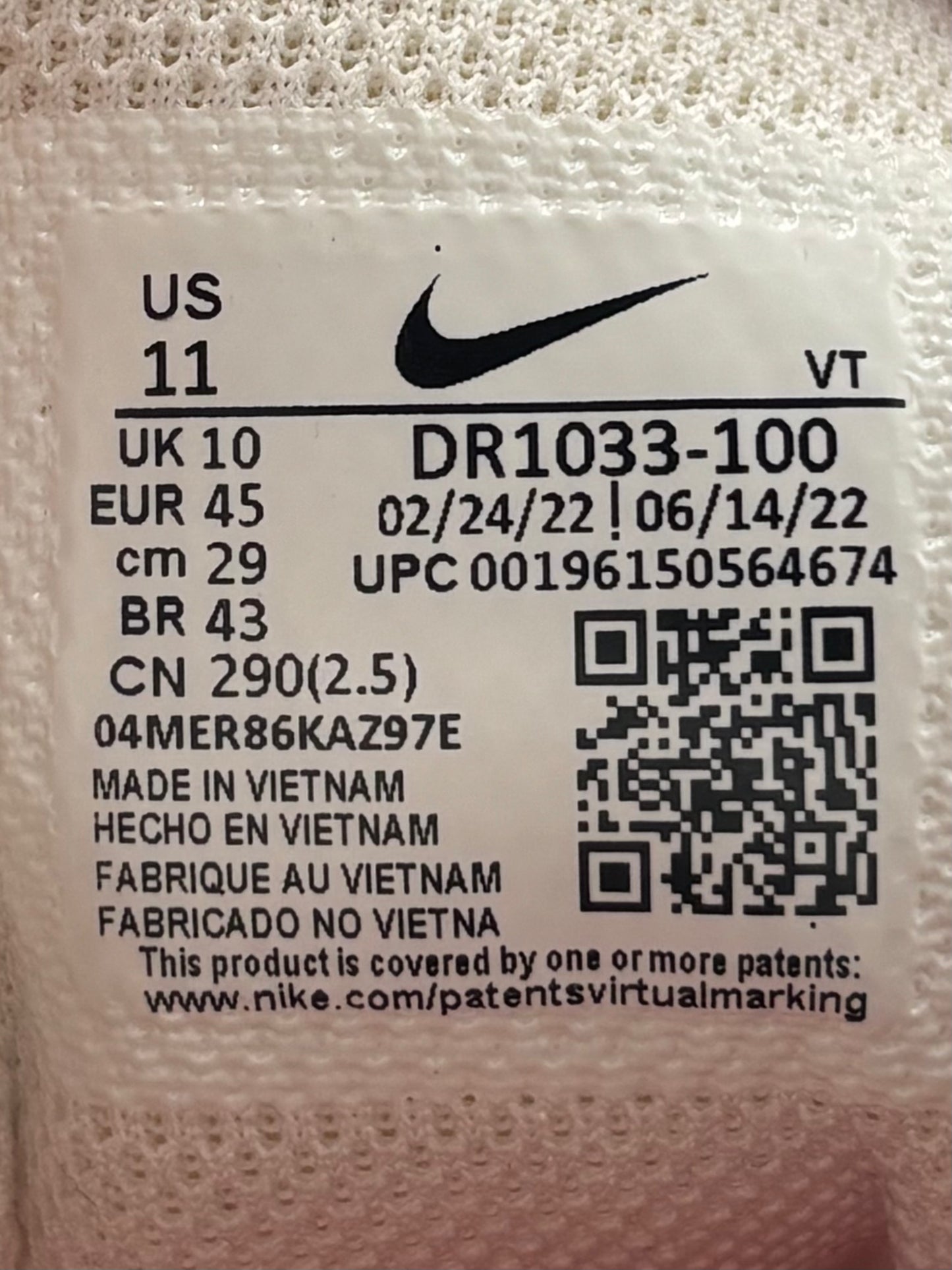 Nike Air Max 98 TL Supreme White (45 EU / 10 UK)