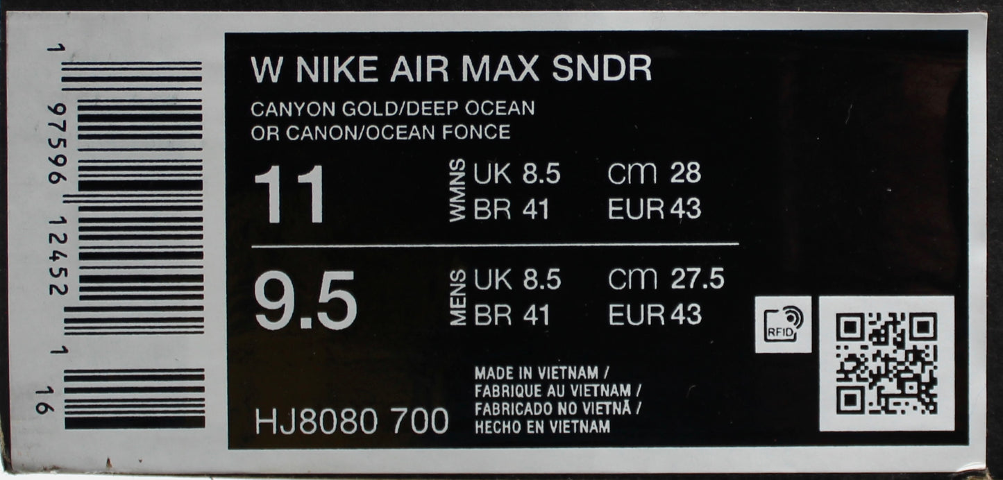 Nike Air Max SNDR Canyon Gold (43 EU / 8.5 UK)