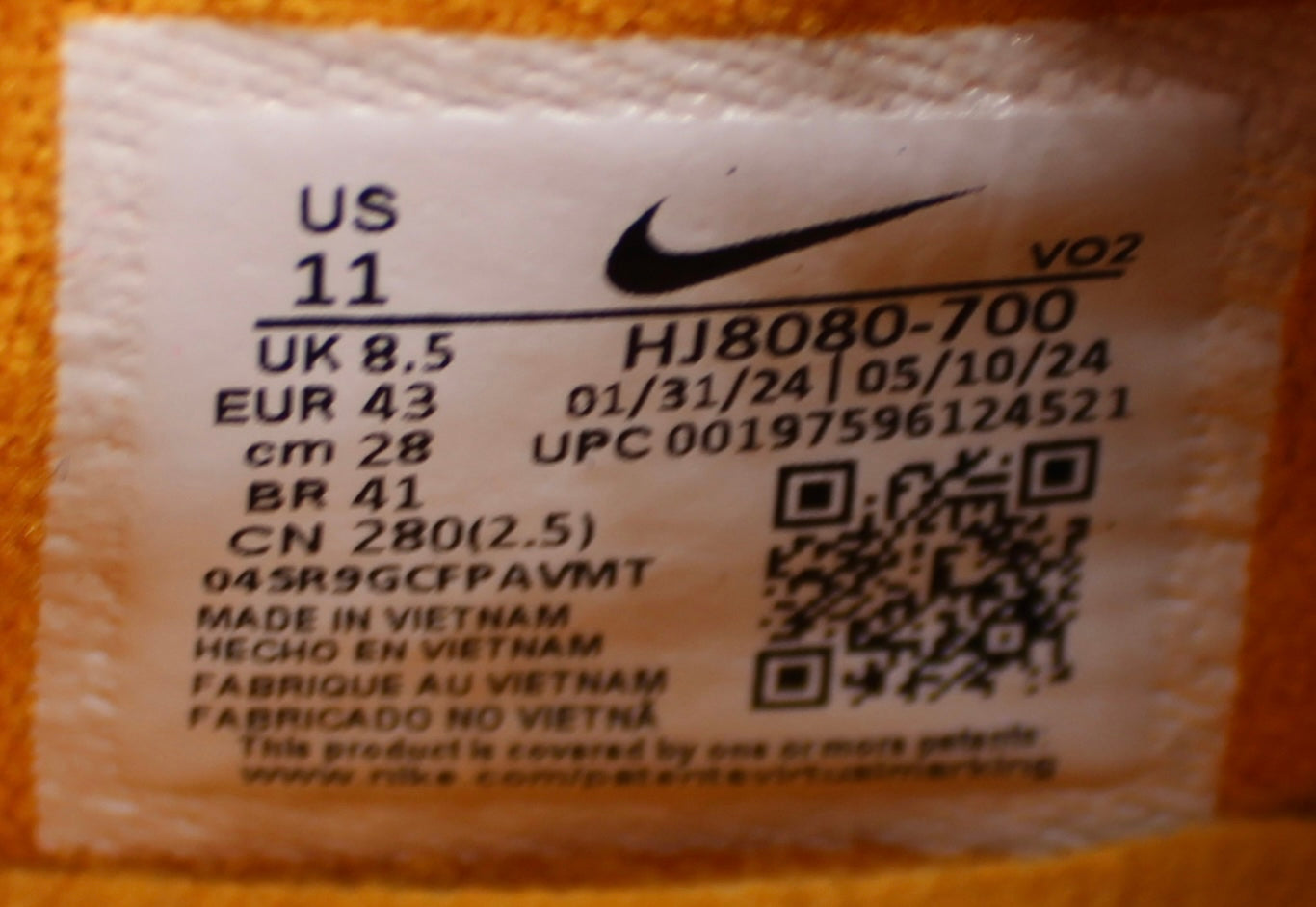 Nike Air Max SNDR Canyon Gold (43 EU / 8.5 UK)