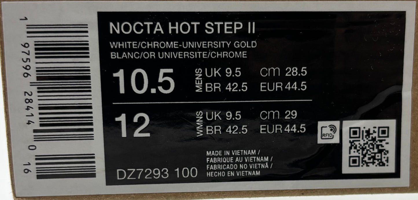 Nike Nocta Hot Step 2 White (44.5 EU / 9.5 UK)