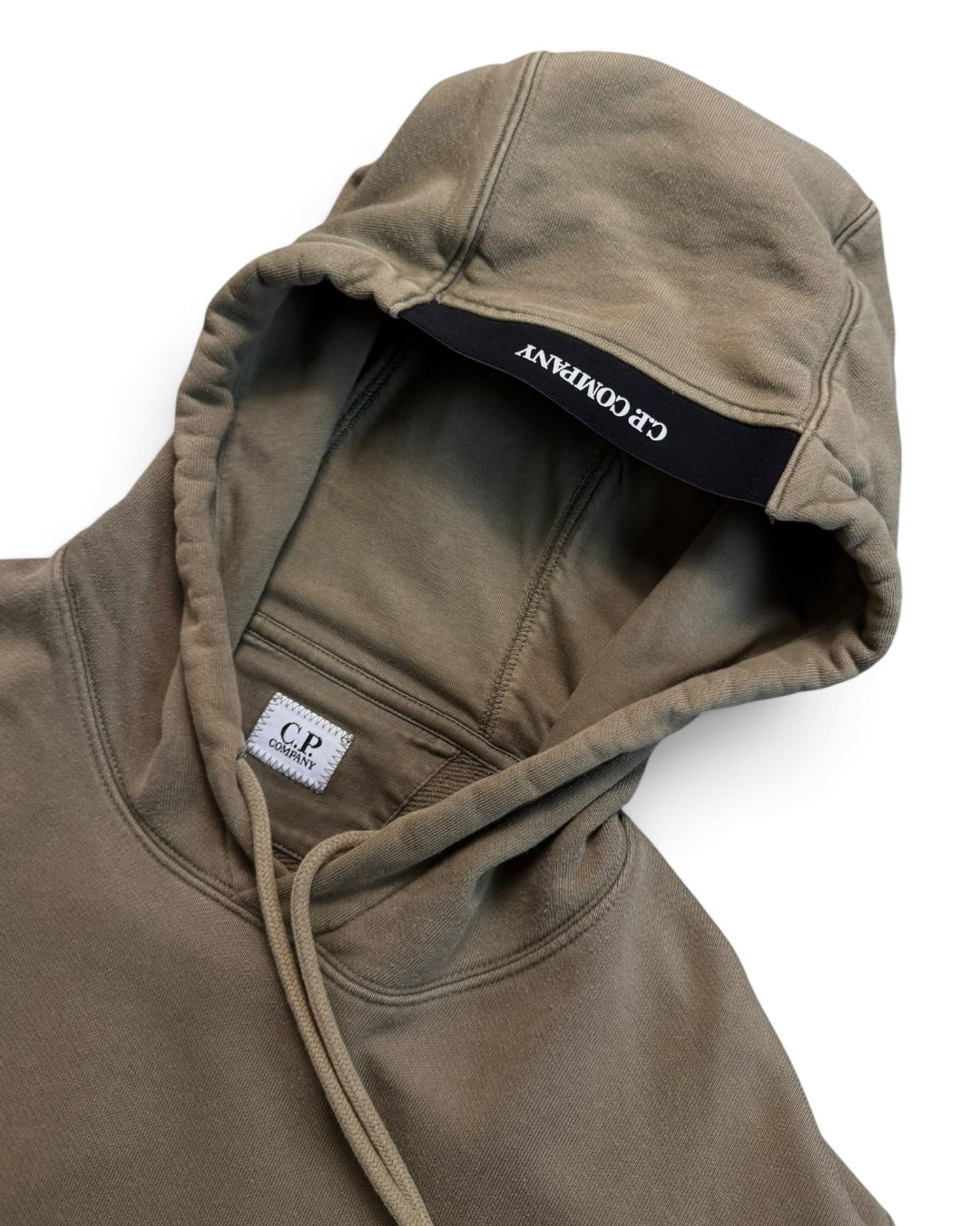 CP Company Kaki Green Hoodie (L)