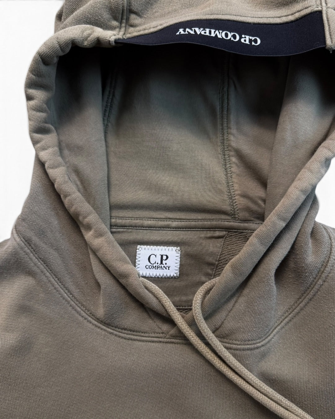 CP Company Kaki Green Hoodie (L)