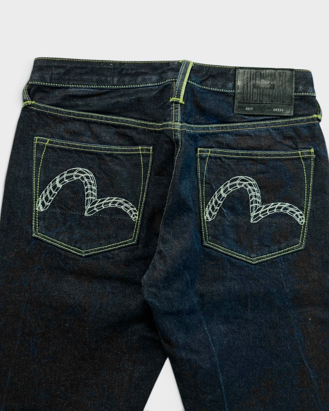 Evisukuro Mini Daicock Blue Selvedge Denim Jeans (S)