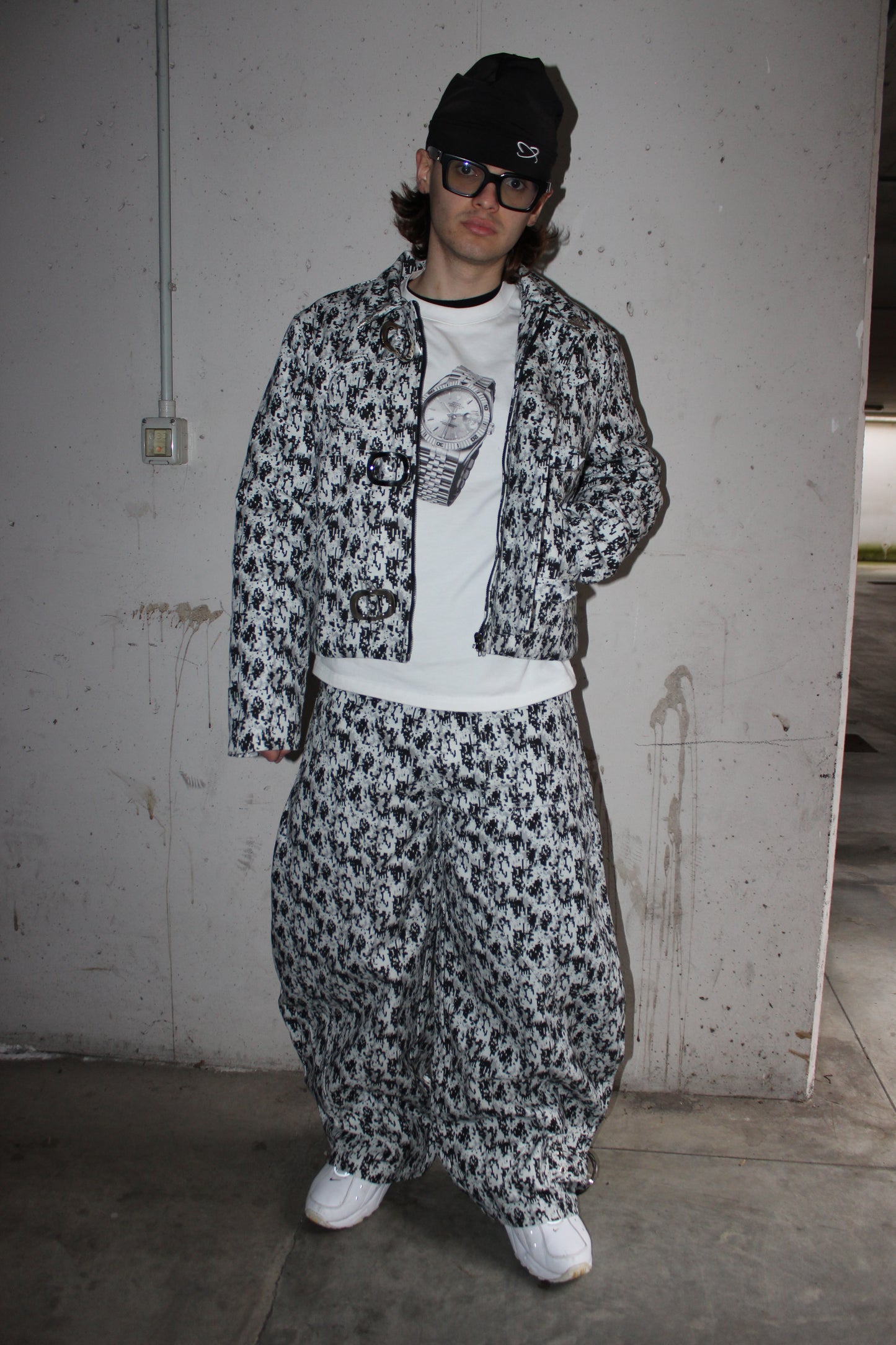 Frosty Camo Denim Jeans Baggy fit (Medium)