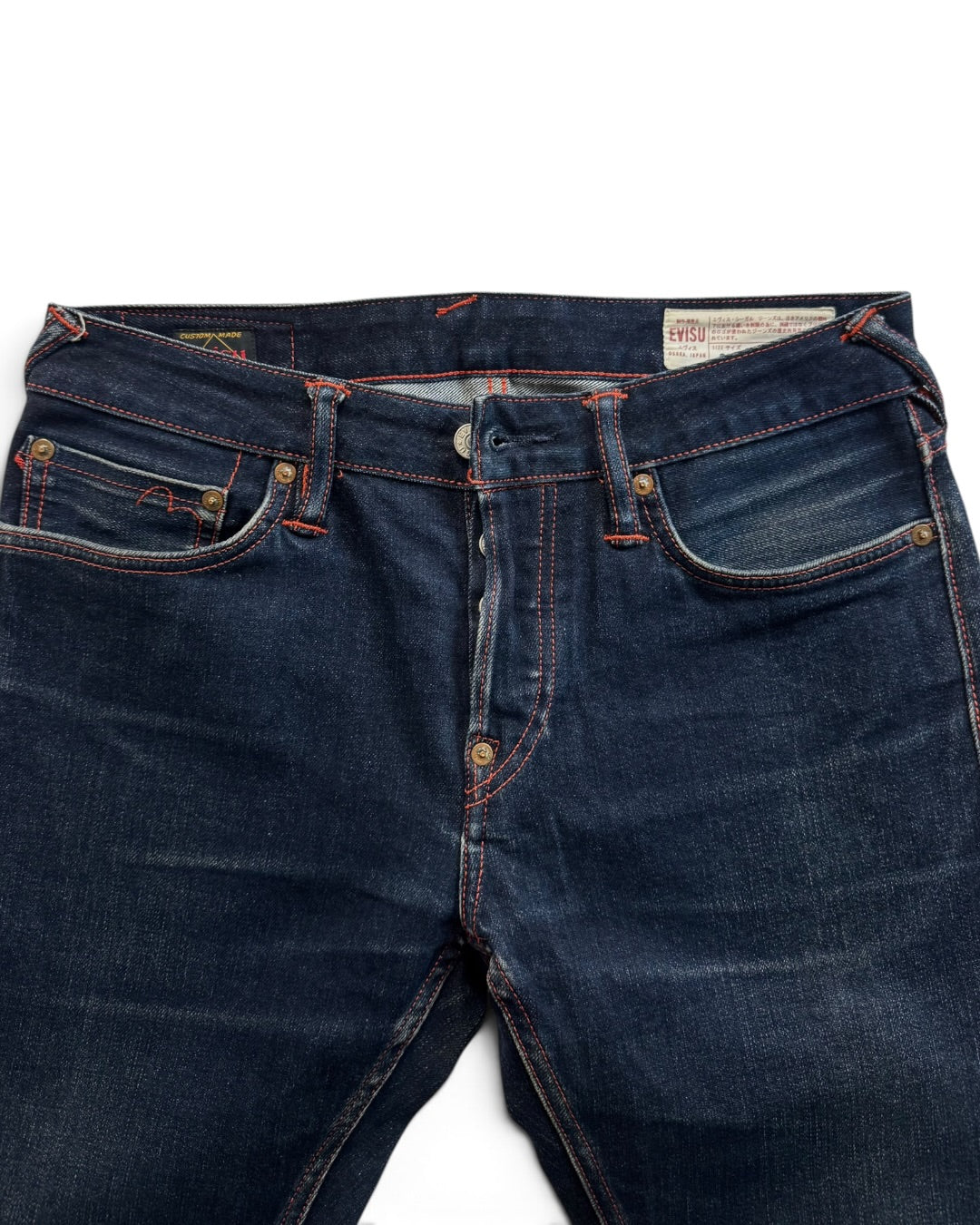 Evisu Daicock Red Selvedge Denim Jeans (S)