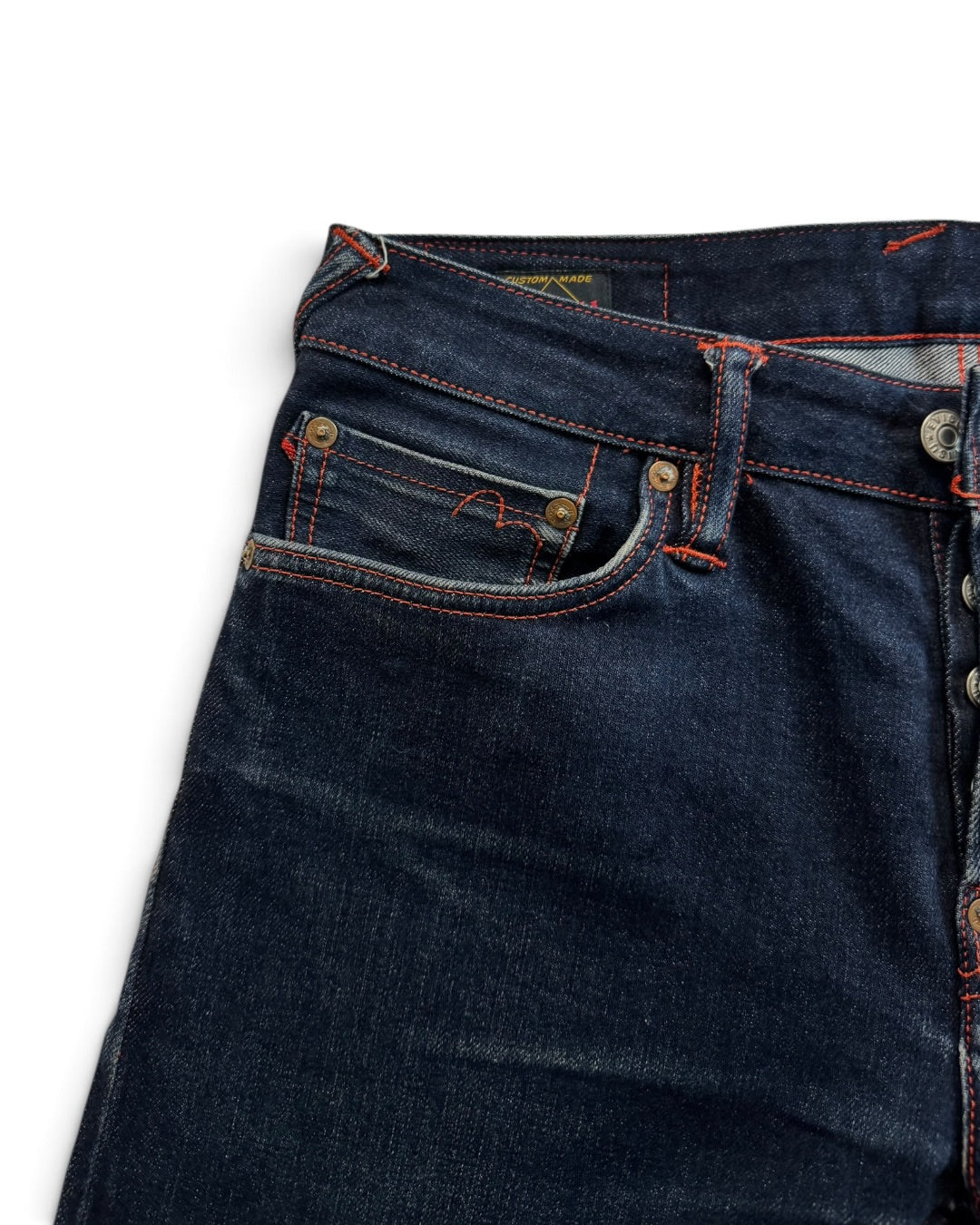 Evisu Daicock Red Selvedge Denim Jeans (S)