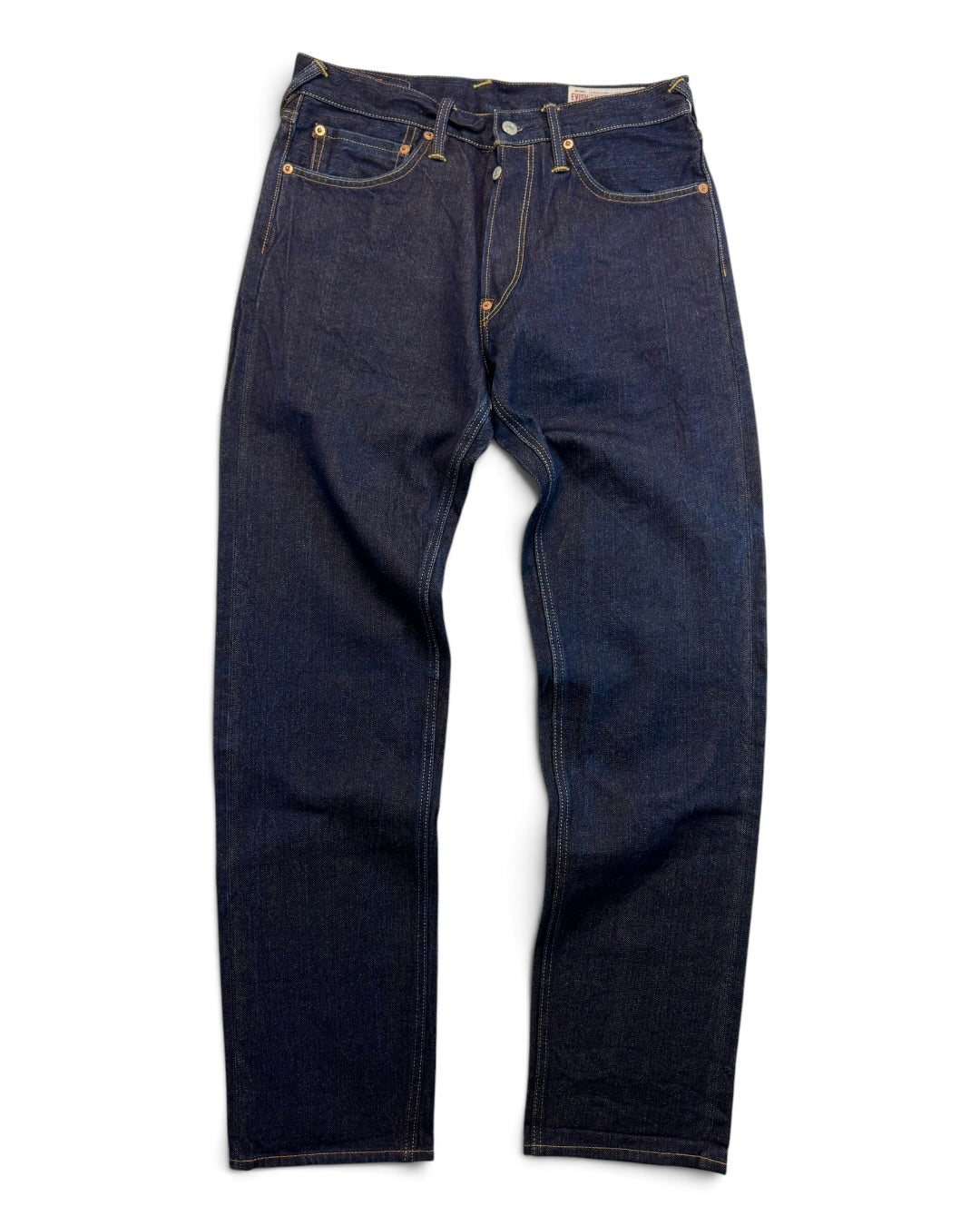 Evisu Daicock Buddha Red Selvedge Denim Jeans (M)