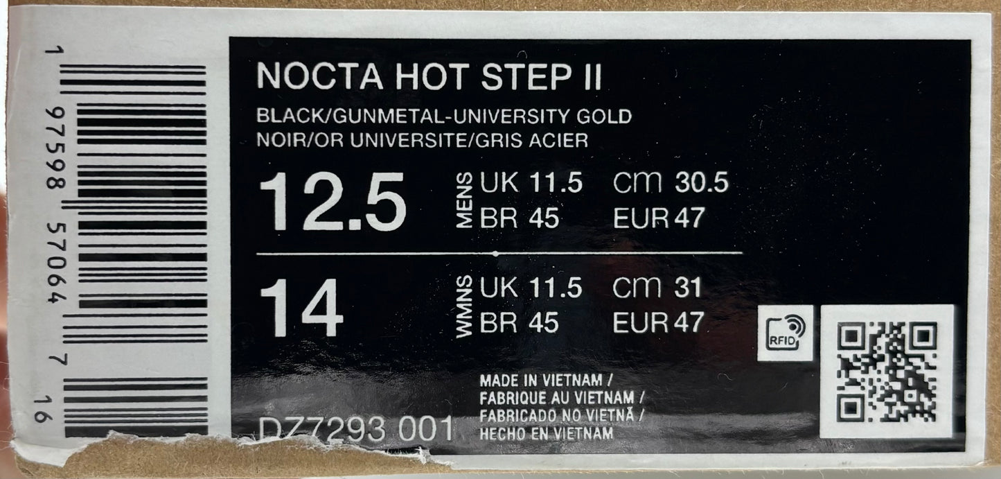 Nike Nocta Hot Step 2 Black (47 EU / 11.5 UK)