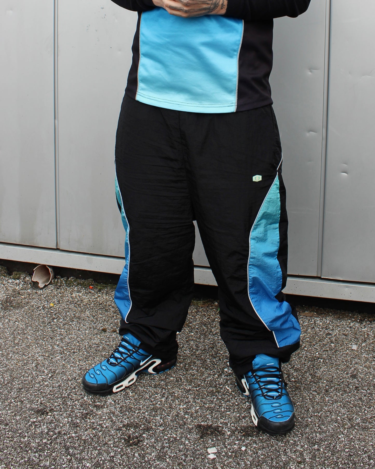 One Block Down Track Pant Blue / Black (Medium)