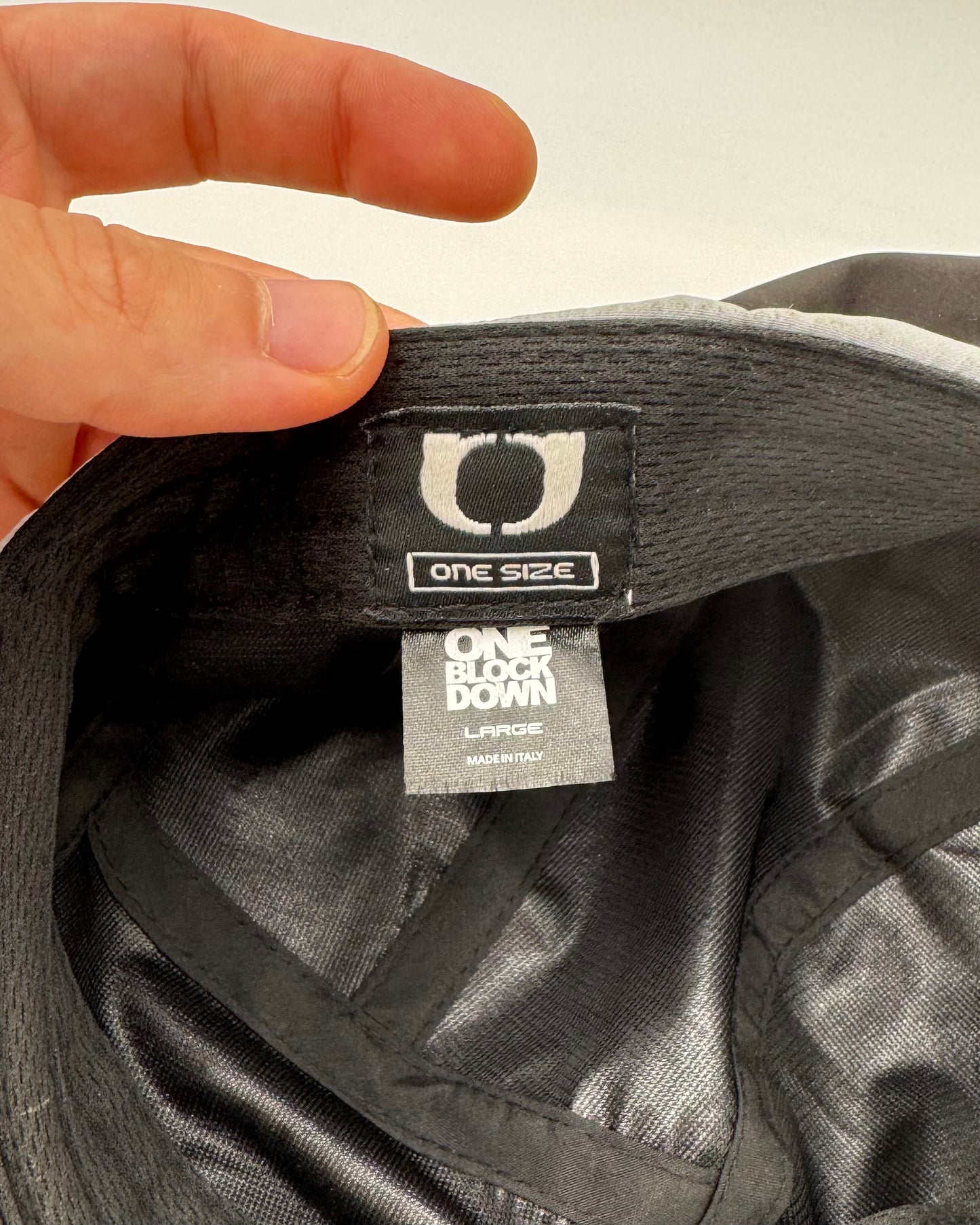 One Block Down Adjustable Strapback Hat (Large)