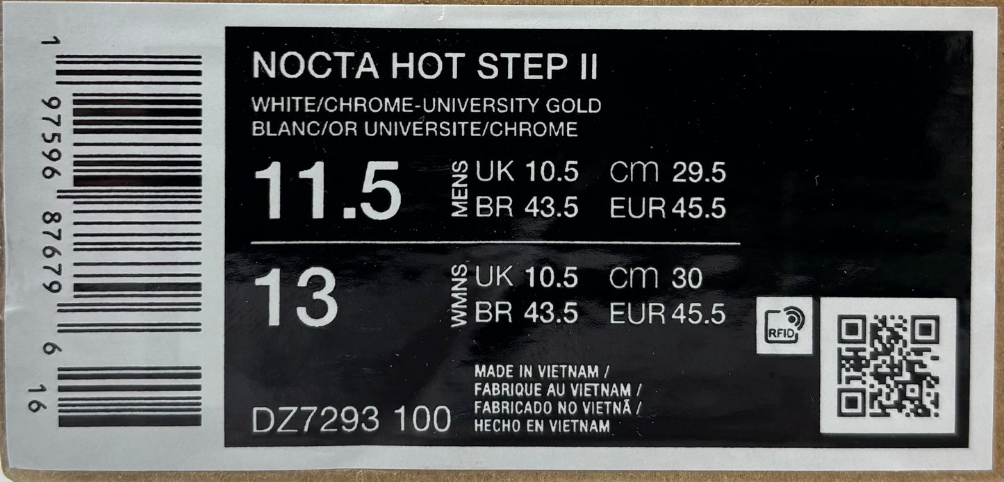 Nike Nocta Hot Step 2 White (45.5 EU / 10.5 UK)