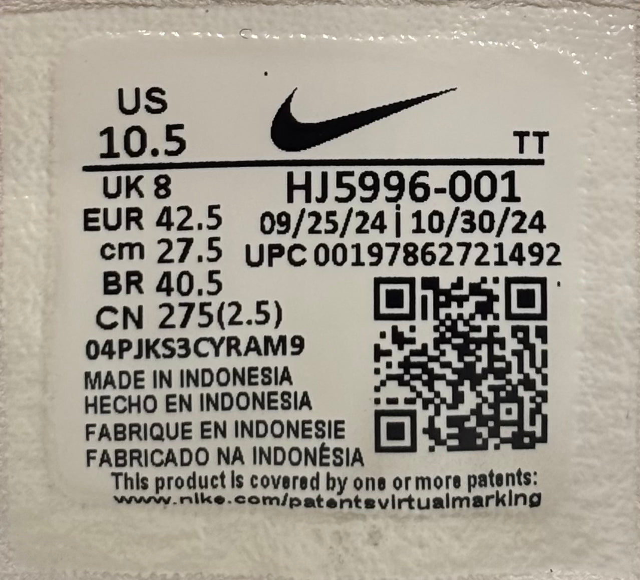 Nike Air Max 95 OG Pink Foam (42.5 EU / 8 UK)