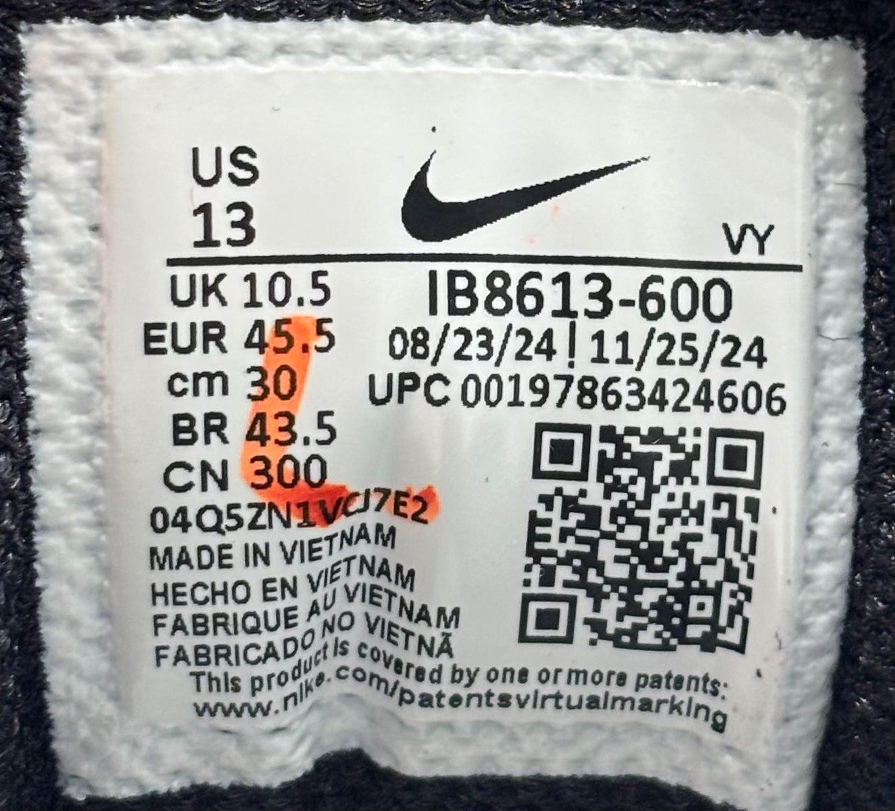 Nike Shox TL SP 3 Riccardo Tisci Habanero Red (45.5 EU / 10.5 UK)